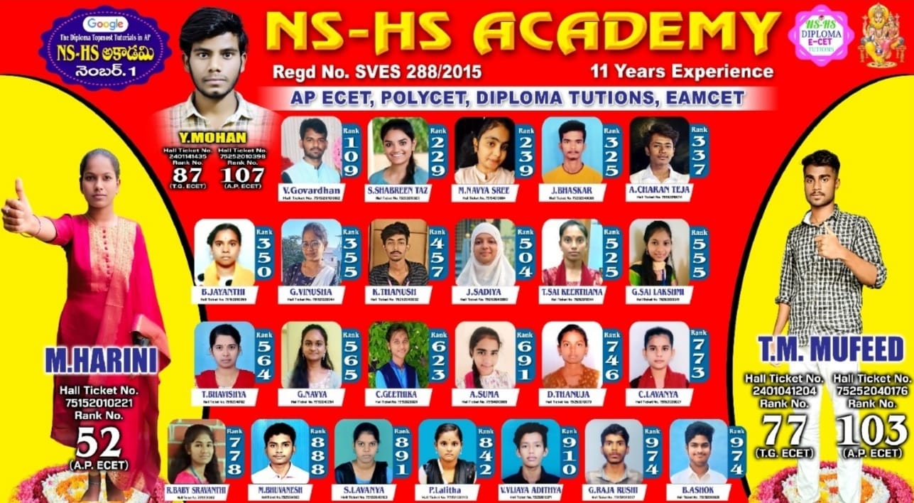 NS-HS Academy Students